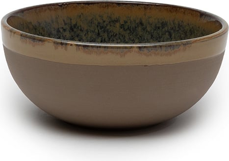 Miska Surface 15 cm czarno-szara