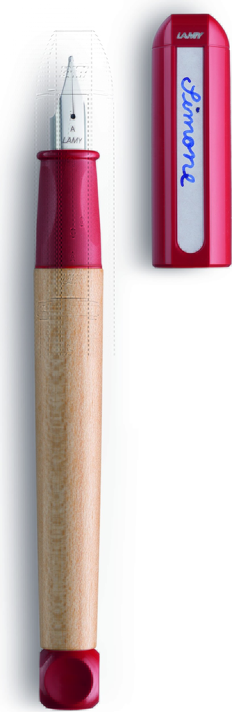 Pióro wieczne ABC czerwone dla leworęcznych