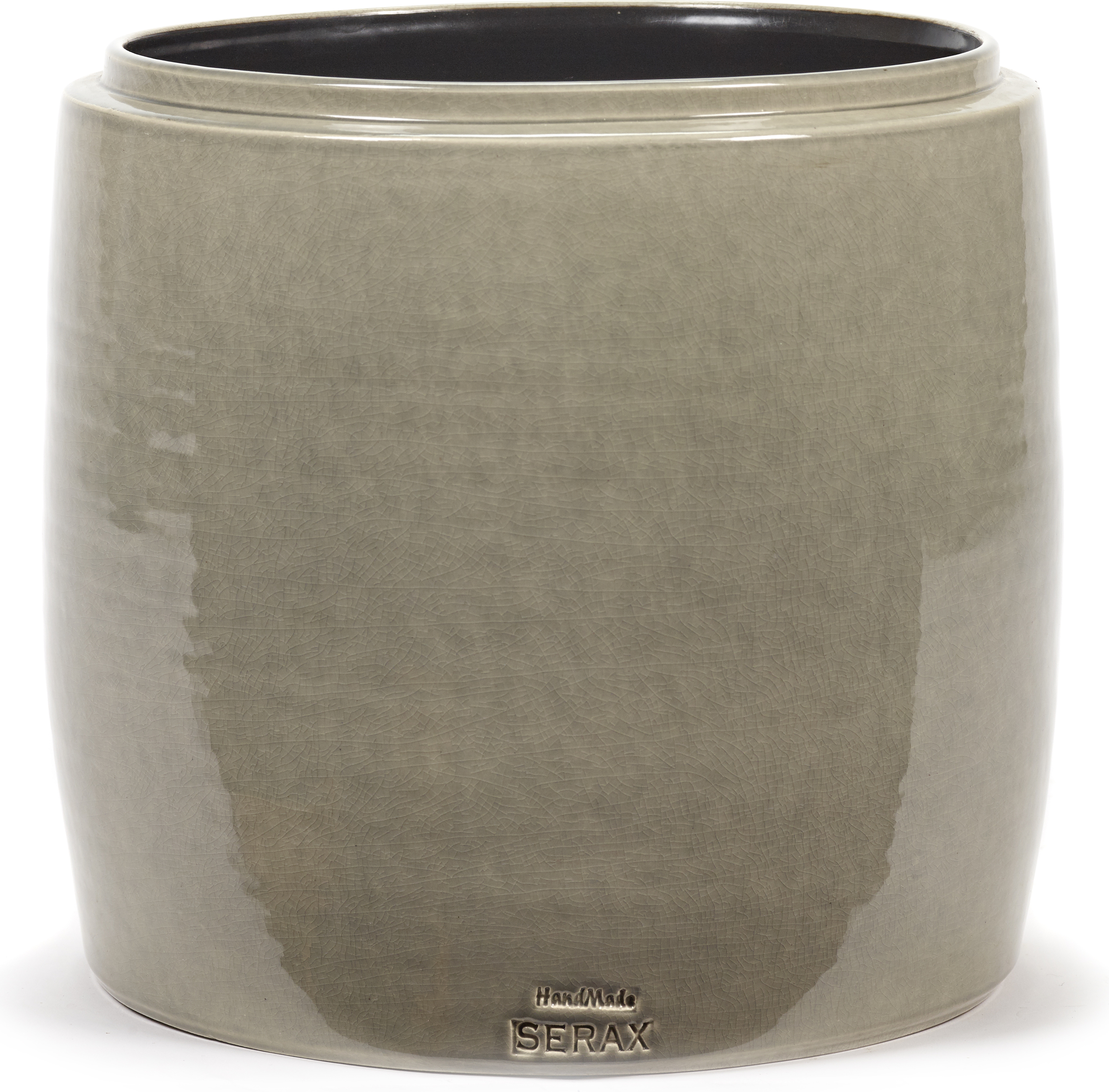 Osłonka na doniczkę Glazed Shades 30 cm szara