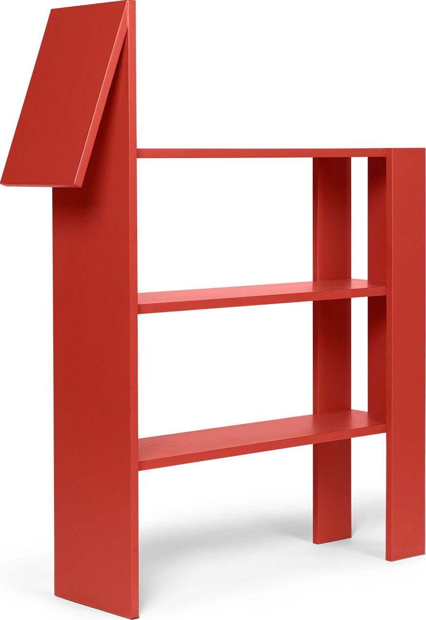 Regał na książki Horse czerwony