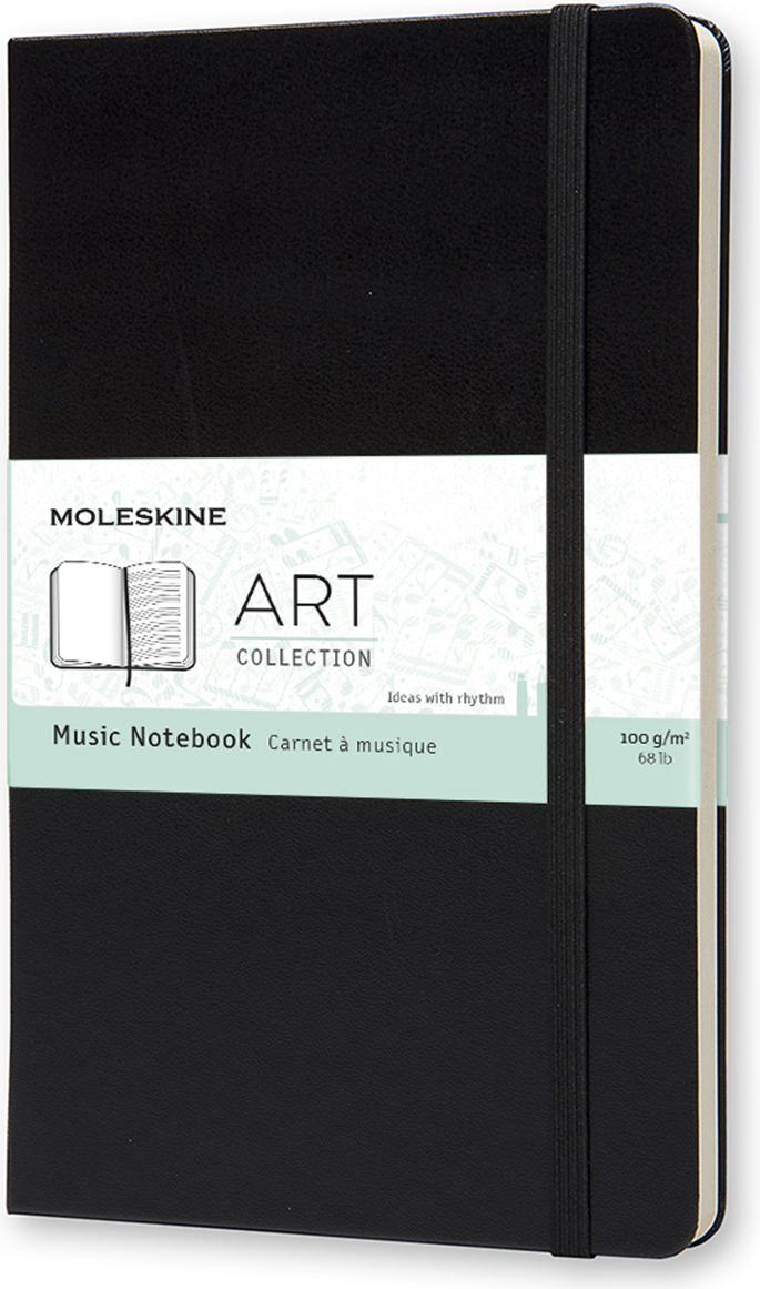 Notes Moleskine Art Music L 192 strony w pięciolinie twarda oprawa