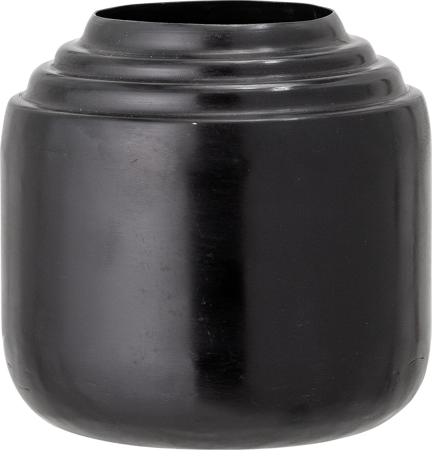 Wazon Mari 12 cm czarny metalowy