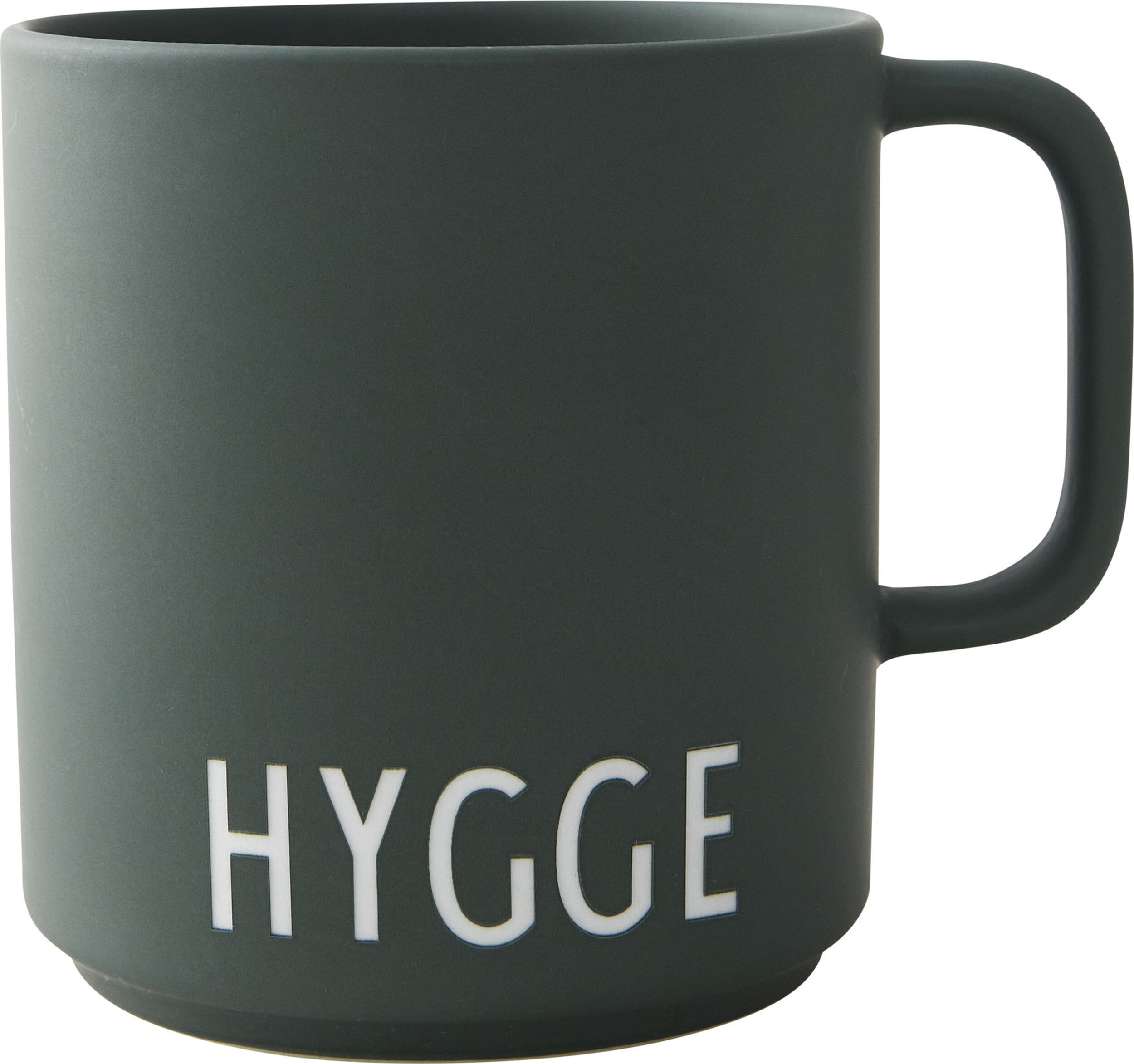Kubek z uchem Favourite Hygge ciemnozielony