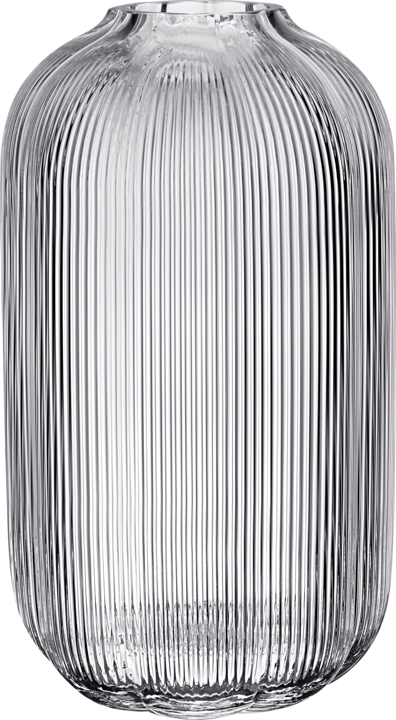 Wazon Fleur 28 cm transparentny