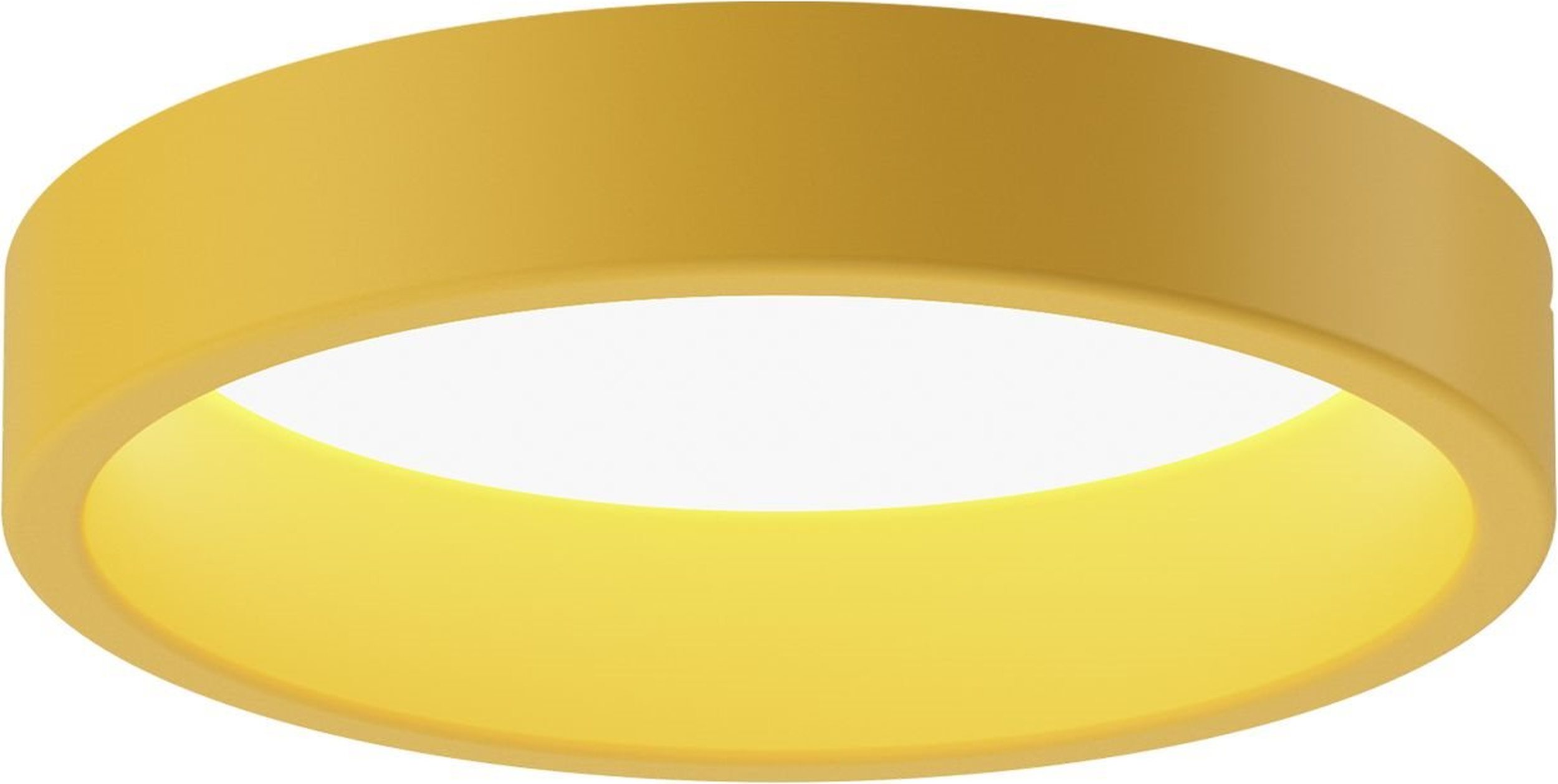 Plafon Circle Semi Recessed LED 3000K 26,7 cm żółty