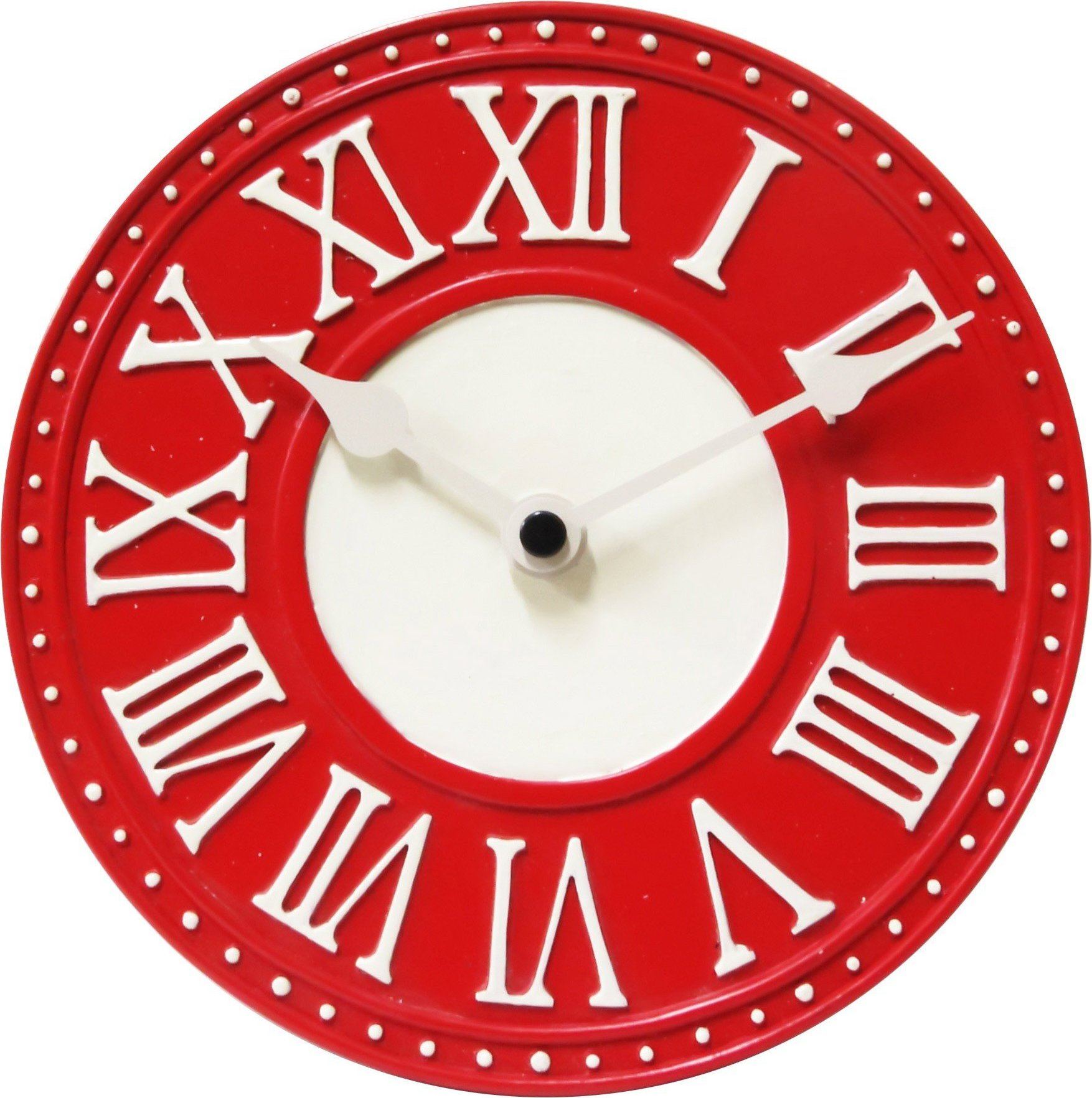 Zegar stołowy London czerwony