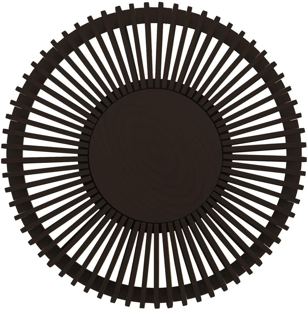 Kinkiet Clava Up 35 cm czarny dąb