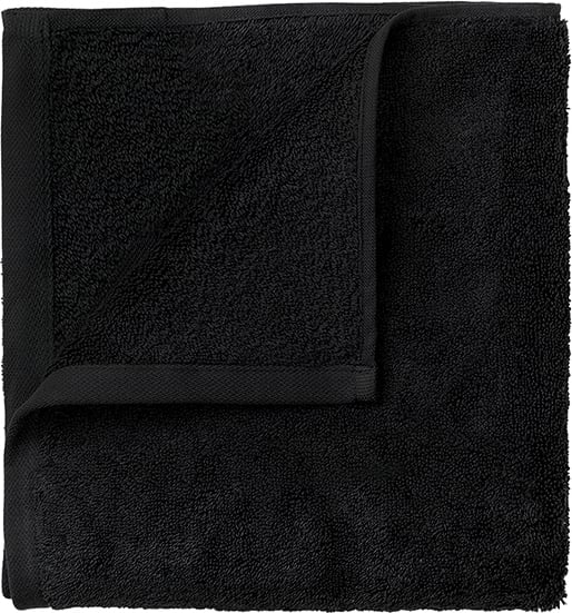 Ręczniki Riva 30 x 30 cm czarne 4 szt.