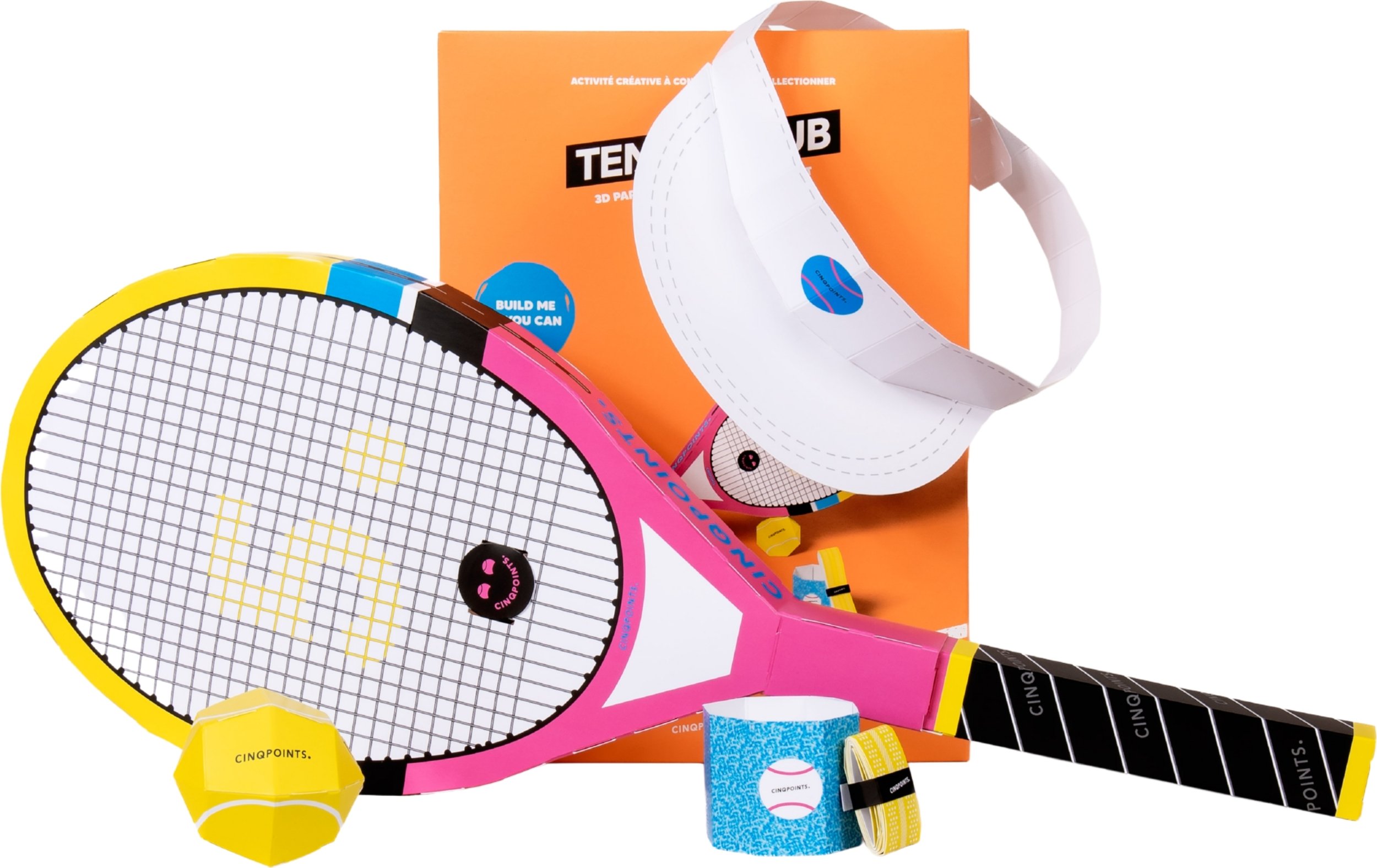 Zestaw do składania z papieru Paperclub Tennis