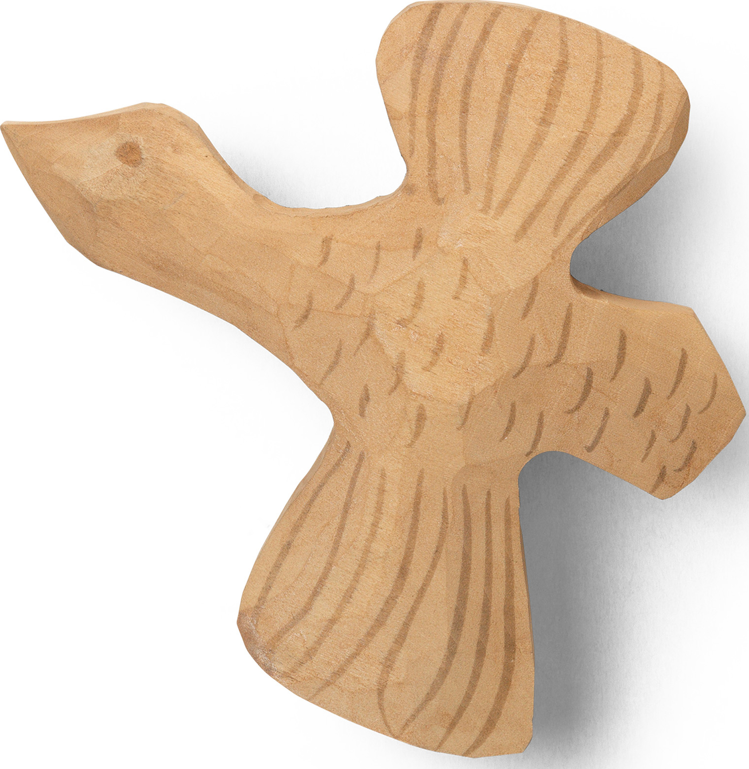 Haczyk ścienny Bird Billie beżowy