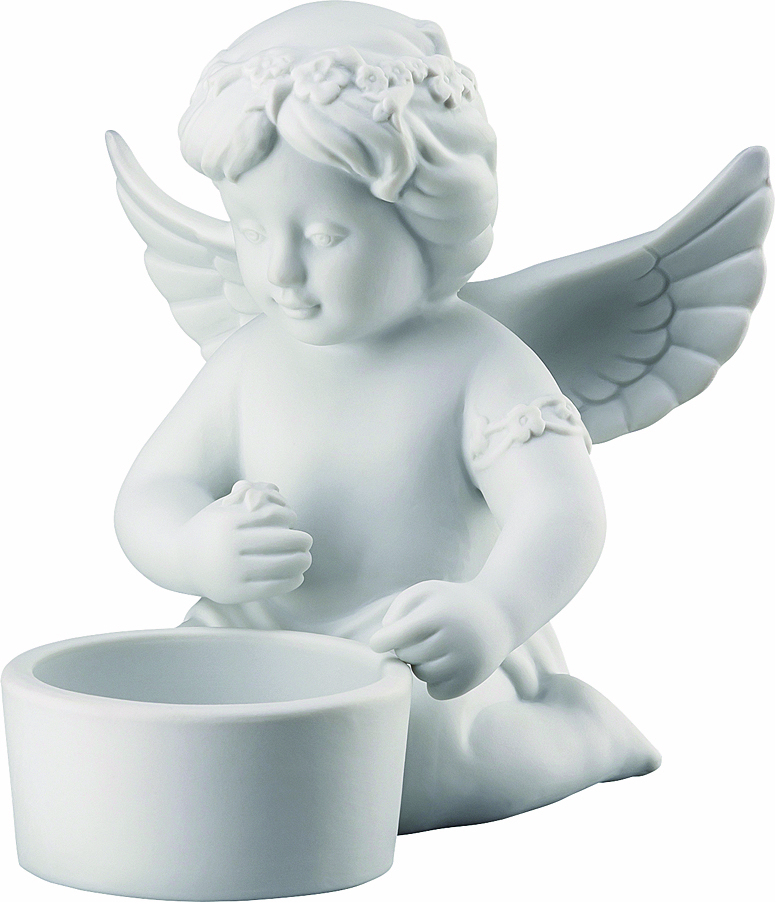 Świecznik Classic anioł z wiankiem