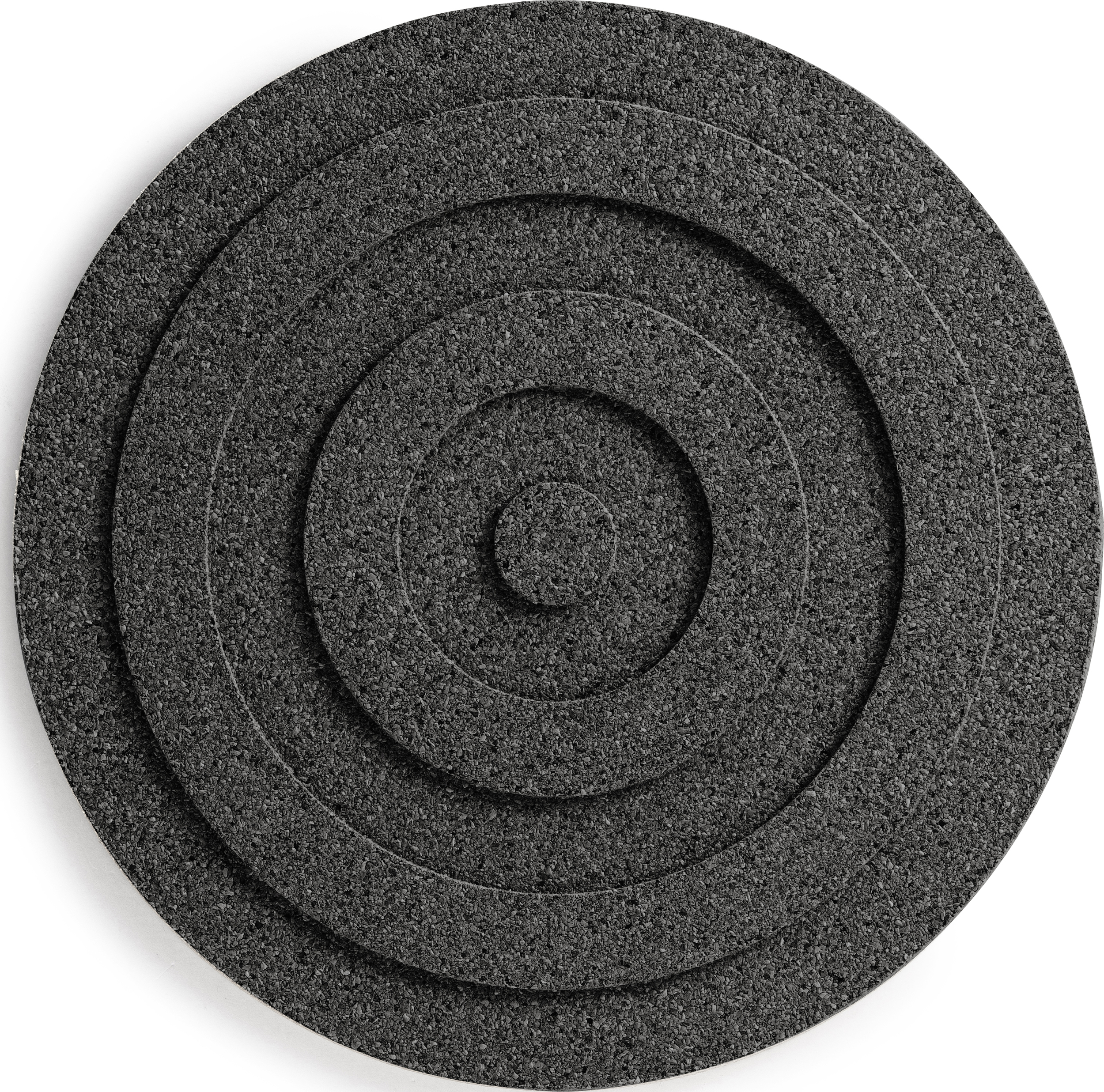 Podstawka pod gorące naczynia Circles czarna korkowa