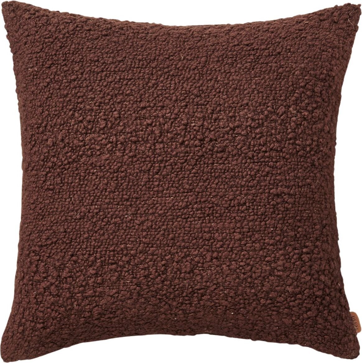 Poszewka dekoracyjna Moor 50 x 50 cm ciemnobrązowa