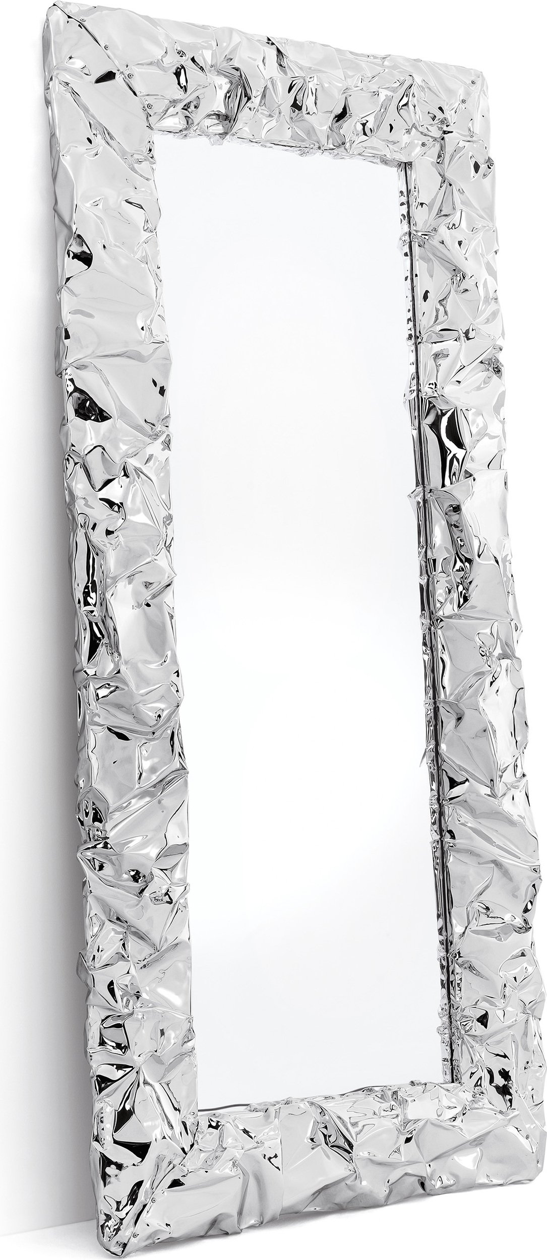 Lustro ścienne Tab U 80 x 110 cm srebrne