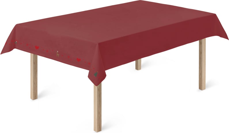 Obrus Christmas Fable 150 x 270 cm czerwony