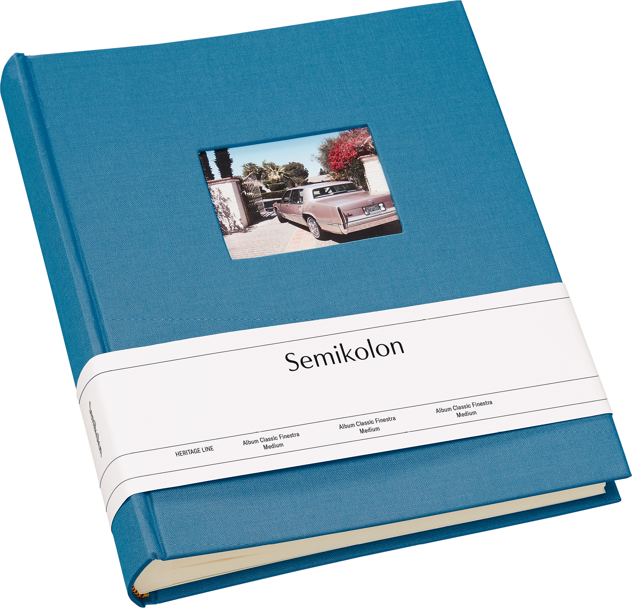 Album na zdjęcia Classic Finestra średni niebieski