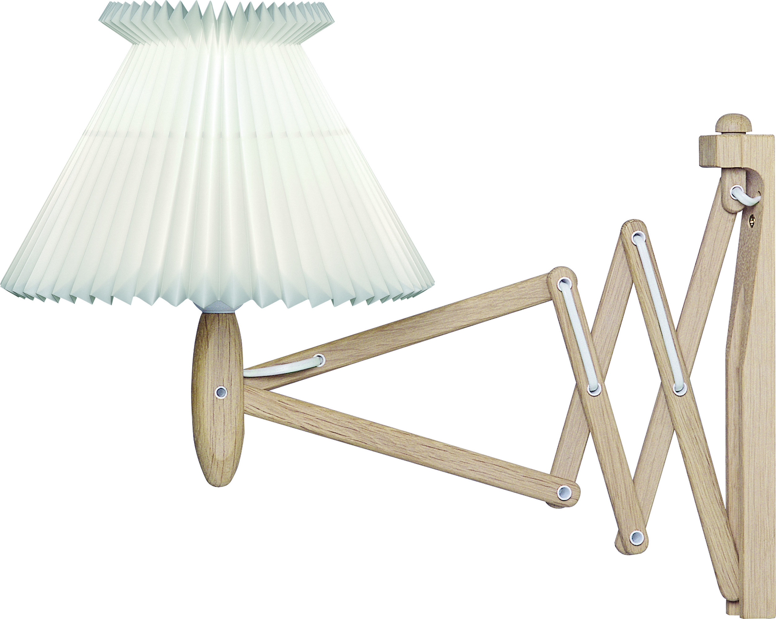 Kinkiet Sax 6-17 jasny dąb z papierowym kloszem