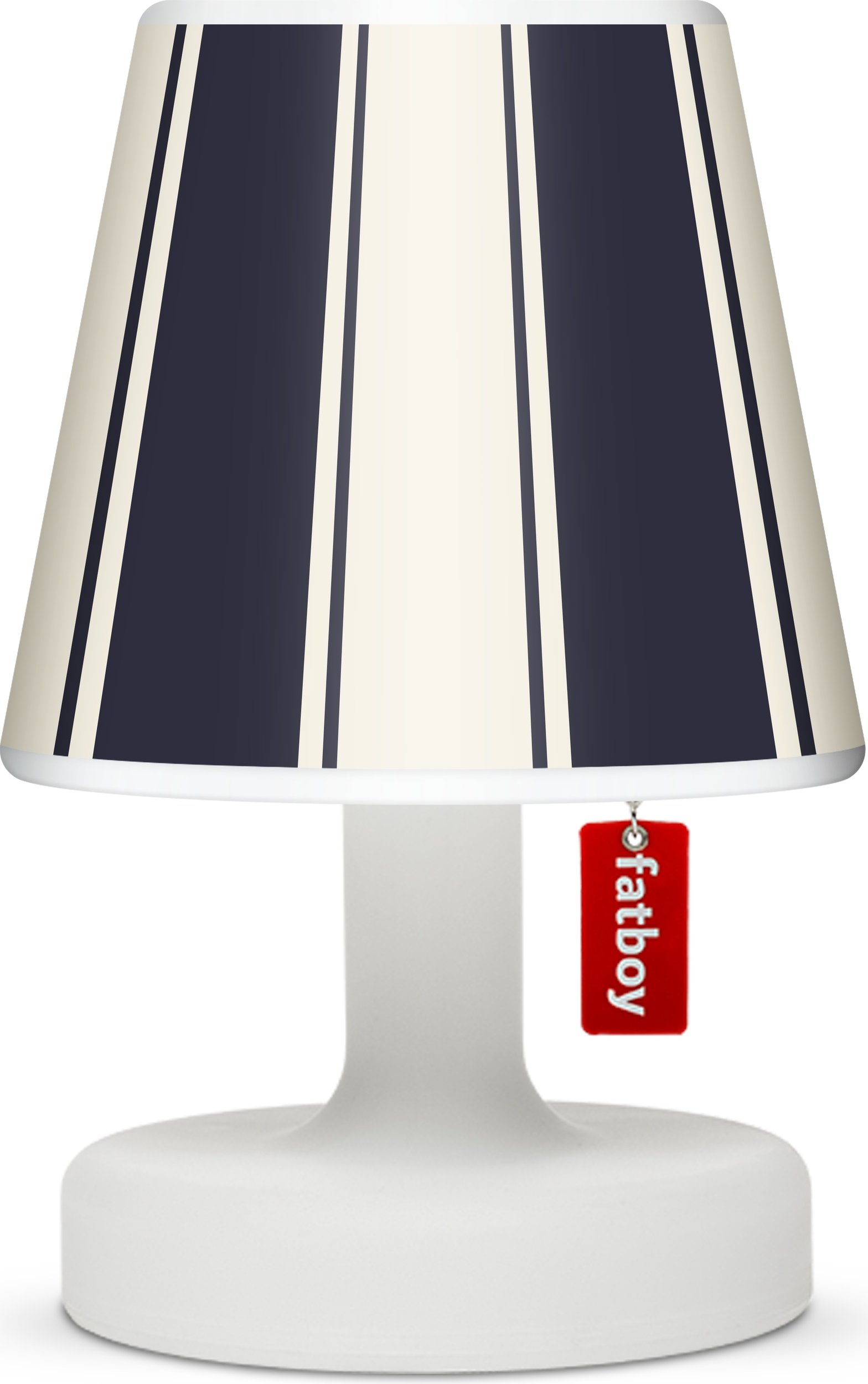 Abażur Cooper Cappie Stripe Navy do lampy Edison The Petit