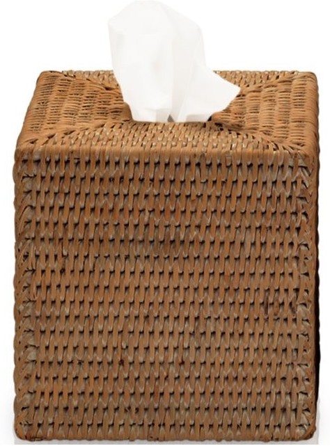 Pojemnik na chusteczki Basket kwadratowy ciemny