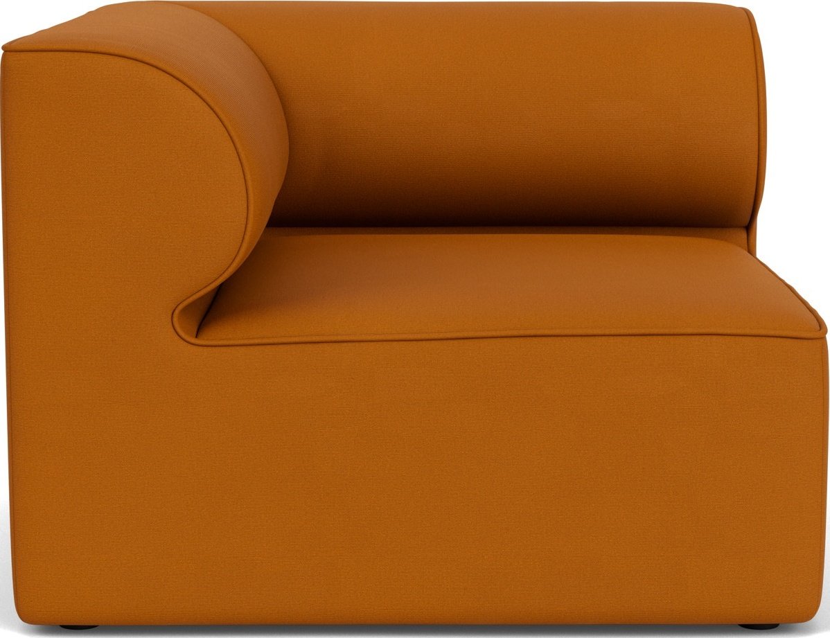 Narożnik lewostronny sofy modułowej Eave 96 x 96 cm ciemnopomarańczowy