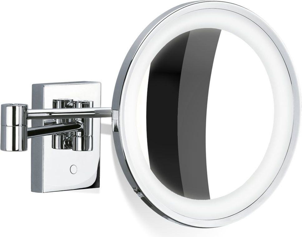 Lusterko kosmetyczne powiększające x10 BS 40 chrom ścienne