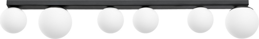 Lampa sufitowa lub kinkiet Gigi 6 czarna