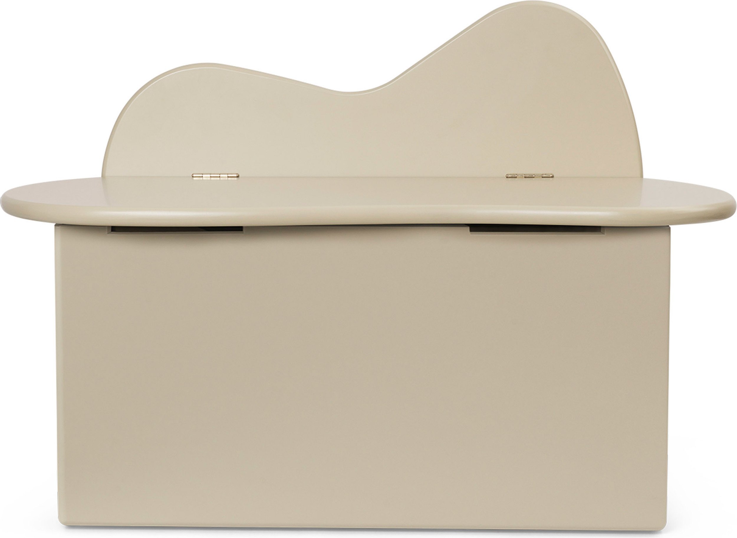 Ławka Slope w kolorze kaszmiru ze schowkiem