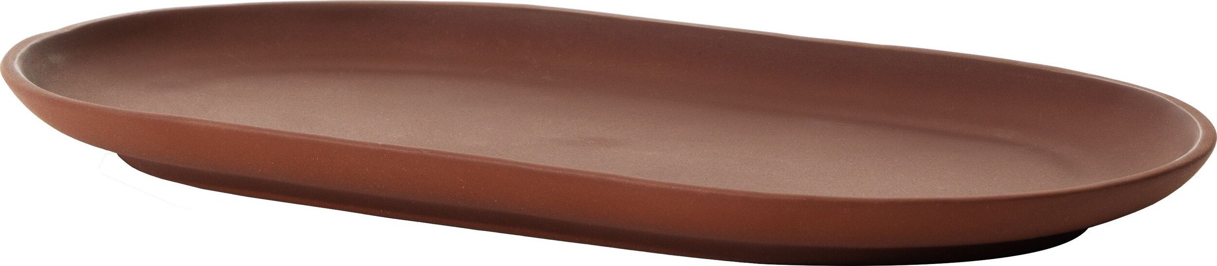 Talerz na przekąski Sand owalny rdzawy