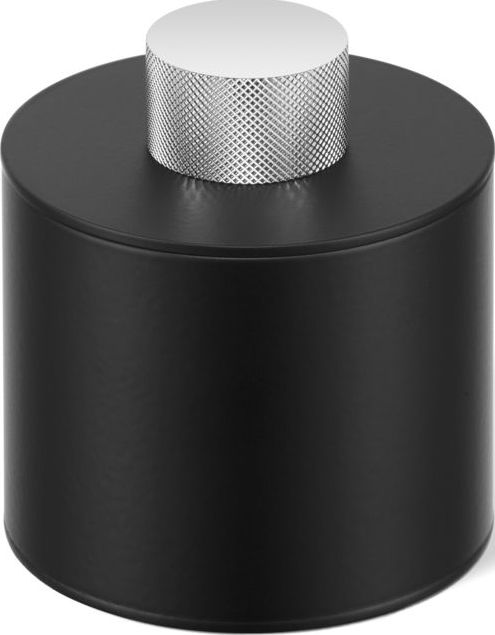 Pojemnik łazienkowy Club 2 czarny mat-chrom