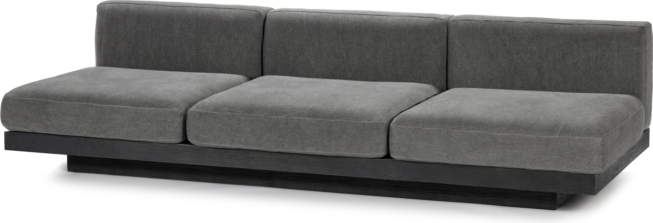 Sofa trzyosobowa Rudolph 279 cm ciemnoszara