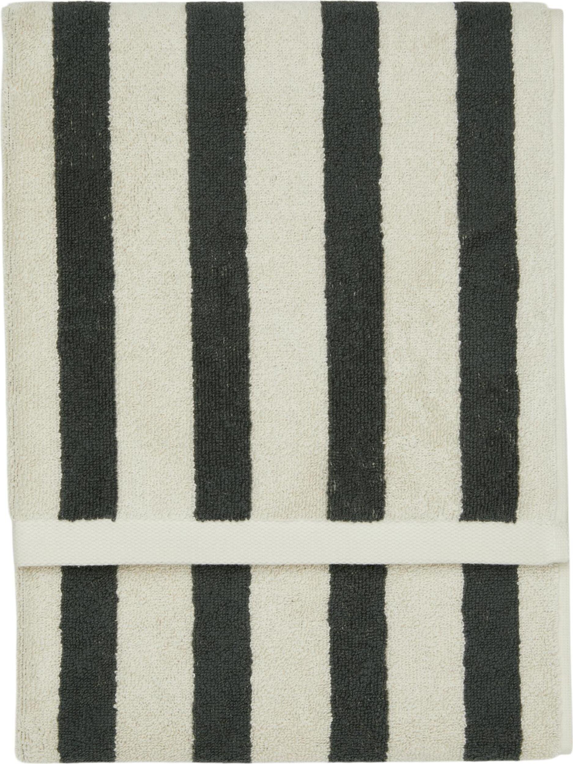 Ręcznik Heritage w paski 50 x 100 cm beżowo-pomarańczowy