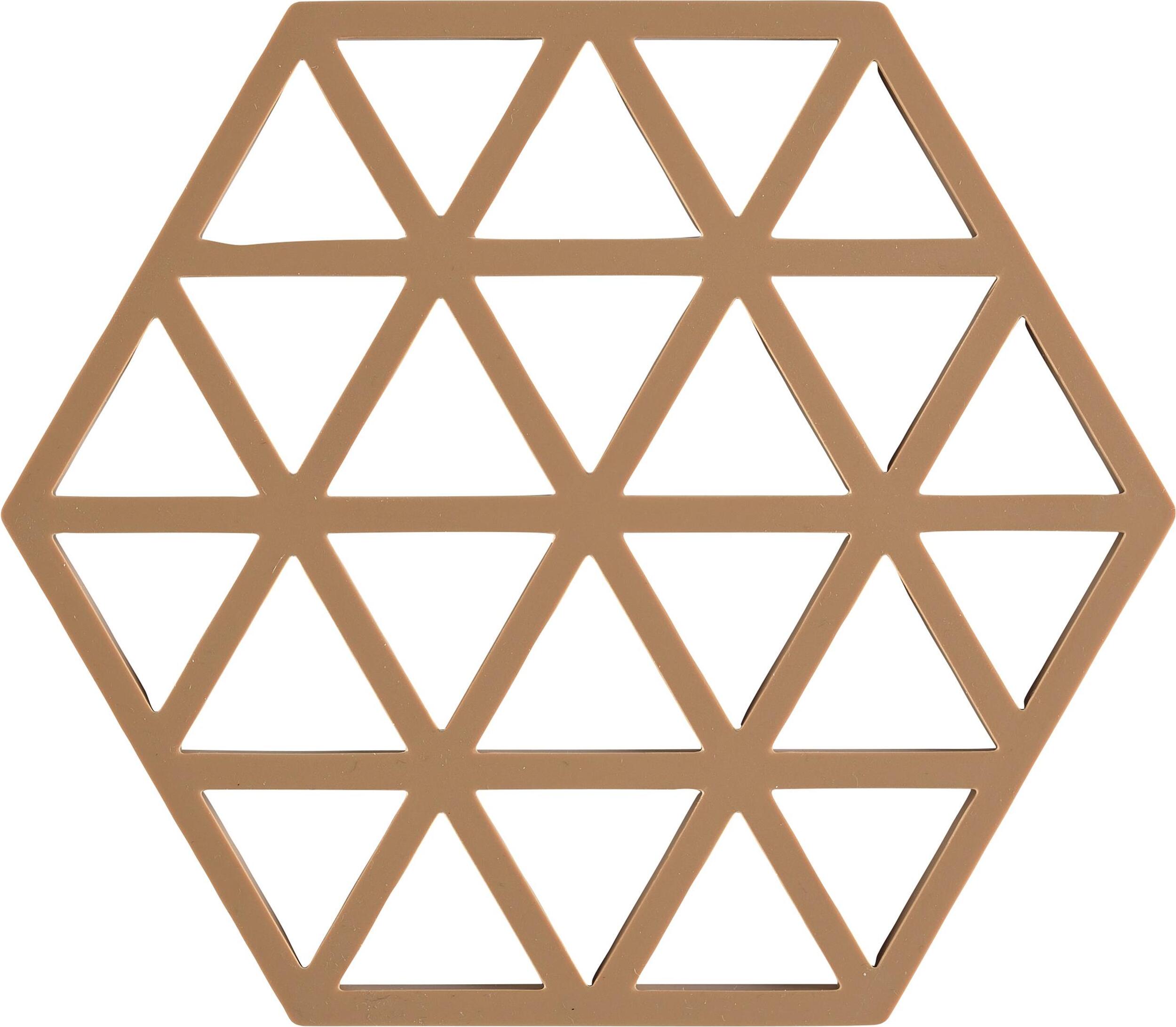 Podstawka pod gorące naczynia Triangles terakota