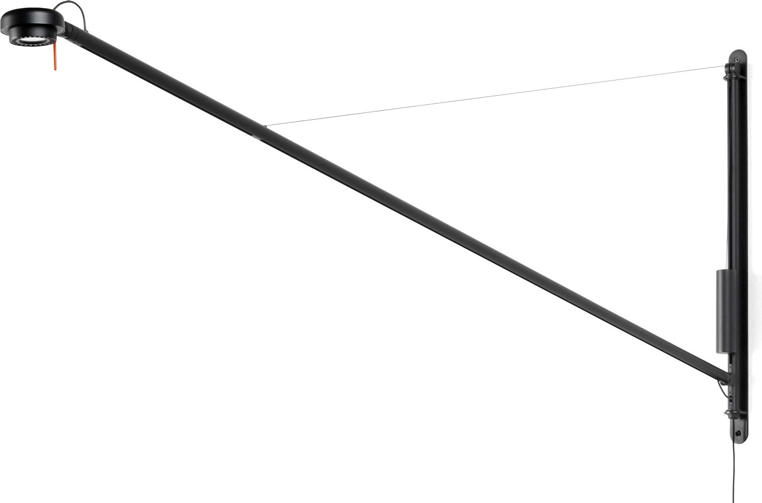 Lampa ścienna Fifty-Fifty czarna