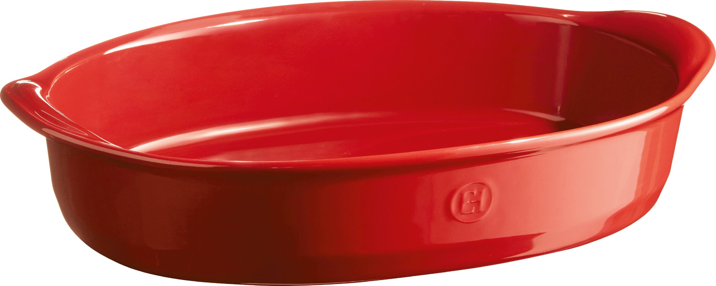 Naczynie żaroodporne Emile Henry owalne 26 x 41 cm czerwone