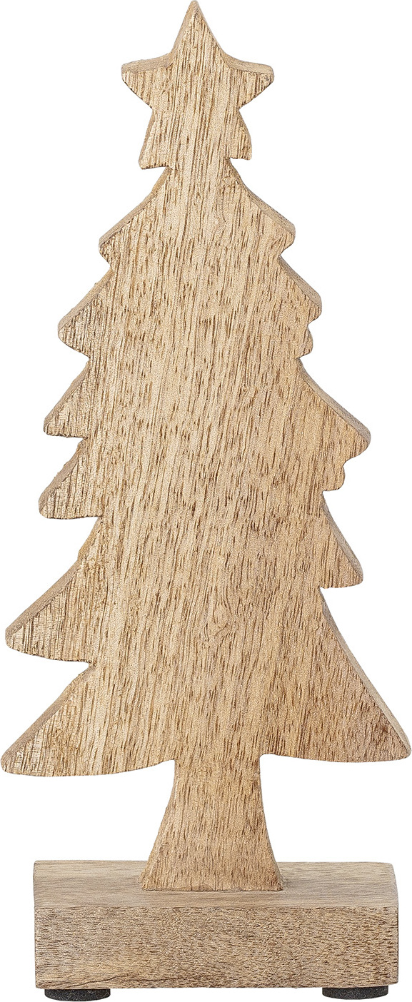 Dekoracja świąteczna Ronas choinka 20 cm z drewna mango