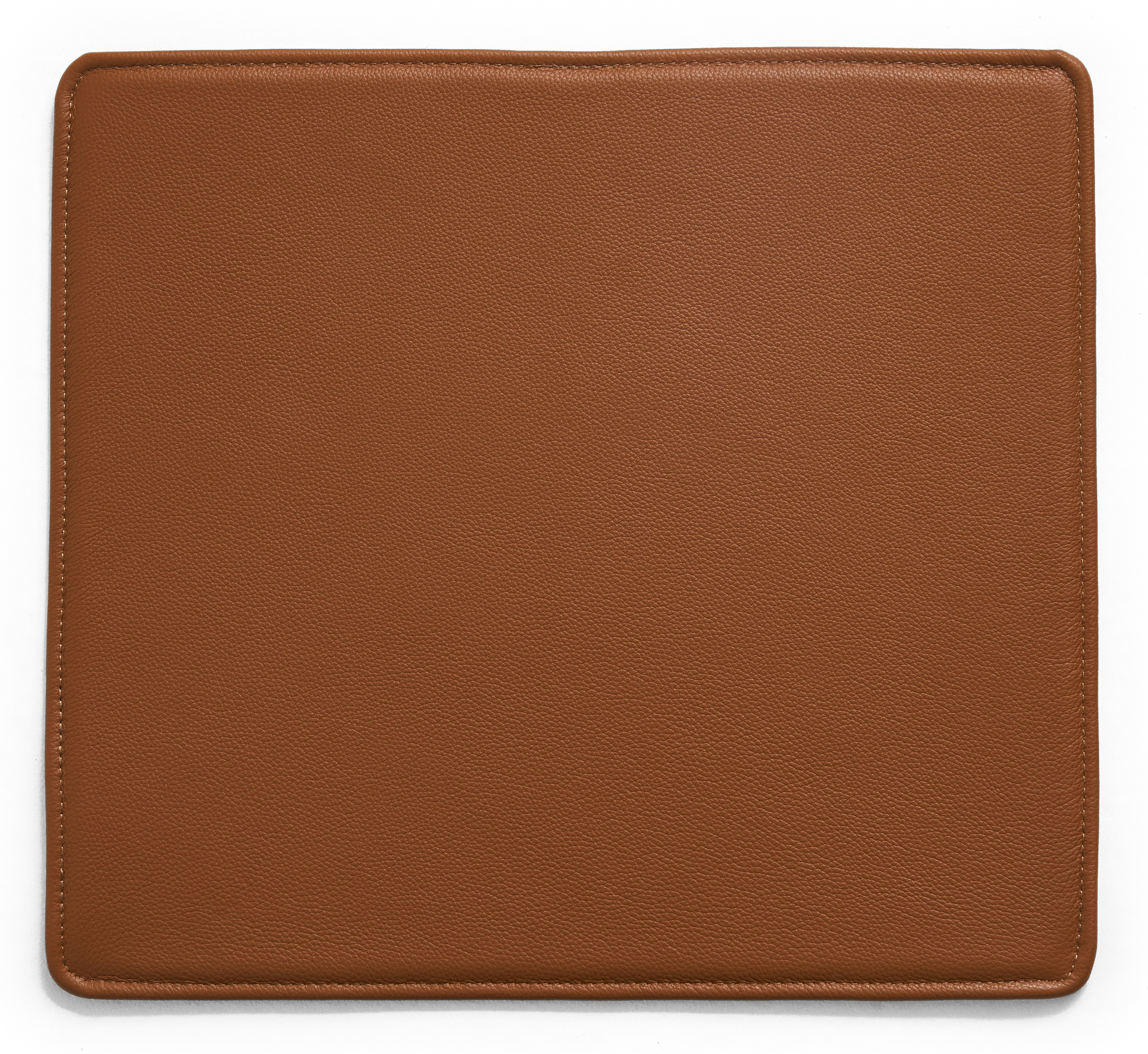 Poduszka na krzesło X-Line 42,5 x 39 cm pomarańczowa skórzana z wypełnieniem CMHR