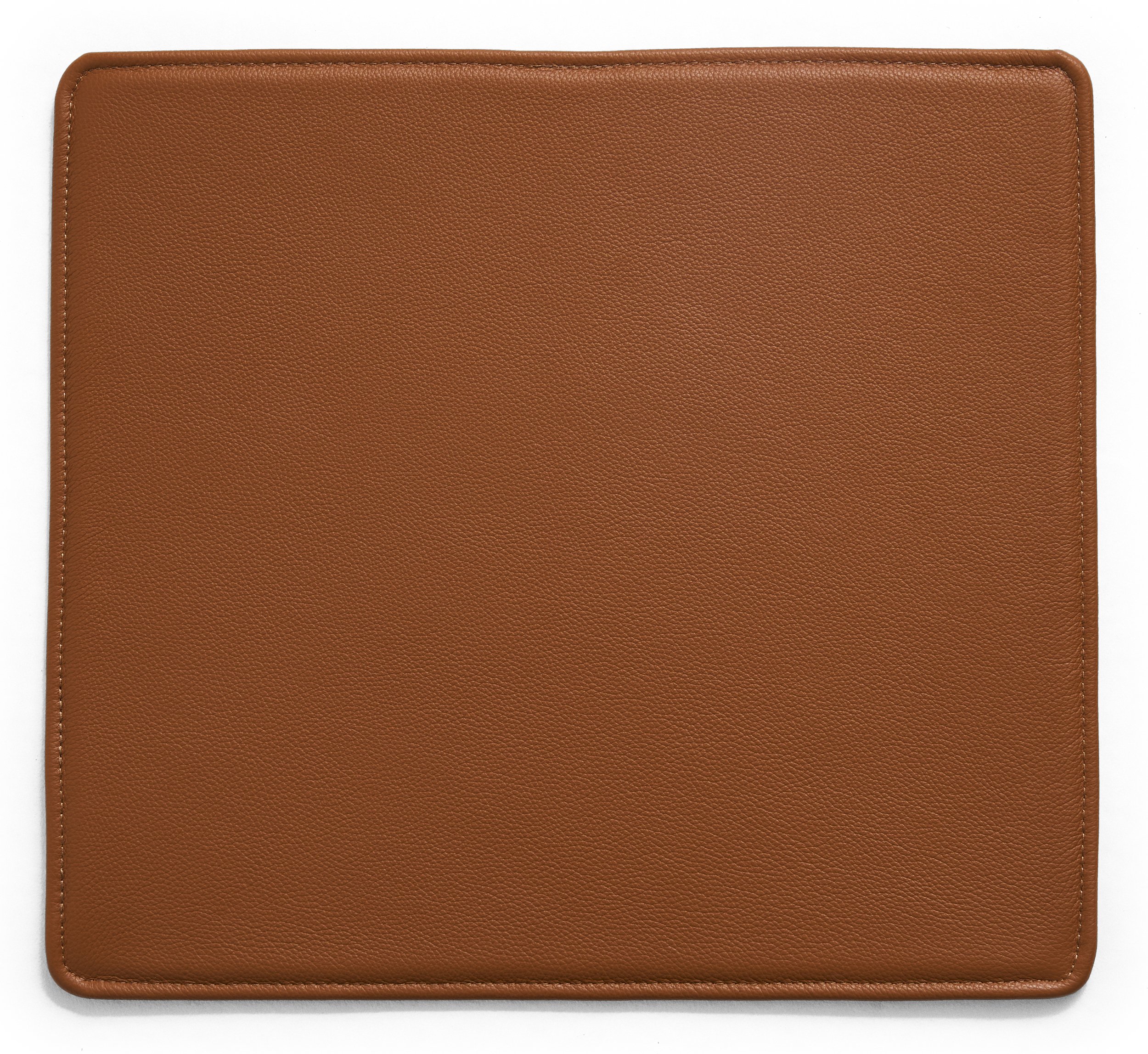 Poduszka na krzesło X-Line 42,5 x 39 cm pomarańczowa skórzana z wypełnieniem CMHR