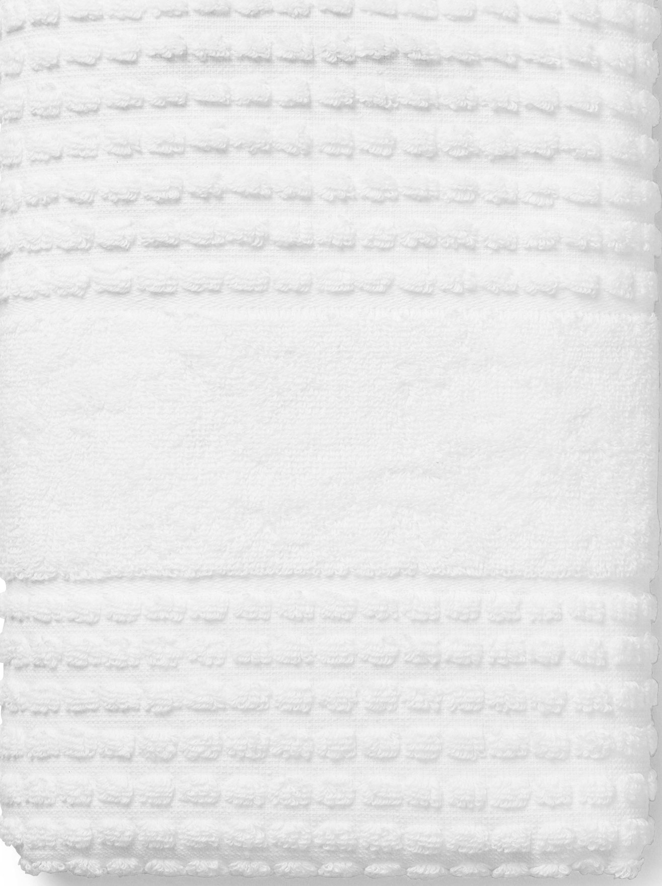 Ręcznik Juna Check 50 x 100 cm biały