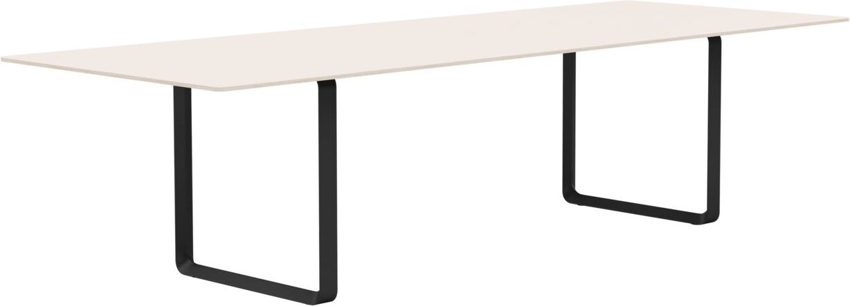 Stół Muuto 295 x 108 cm piaskowy laminowany nogi czarne