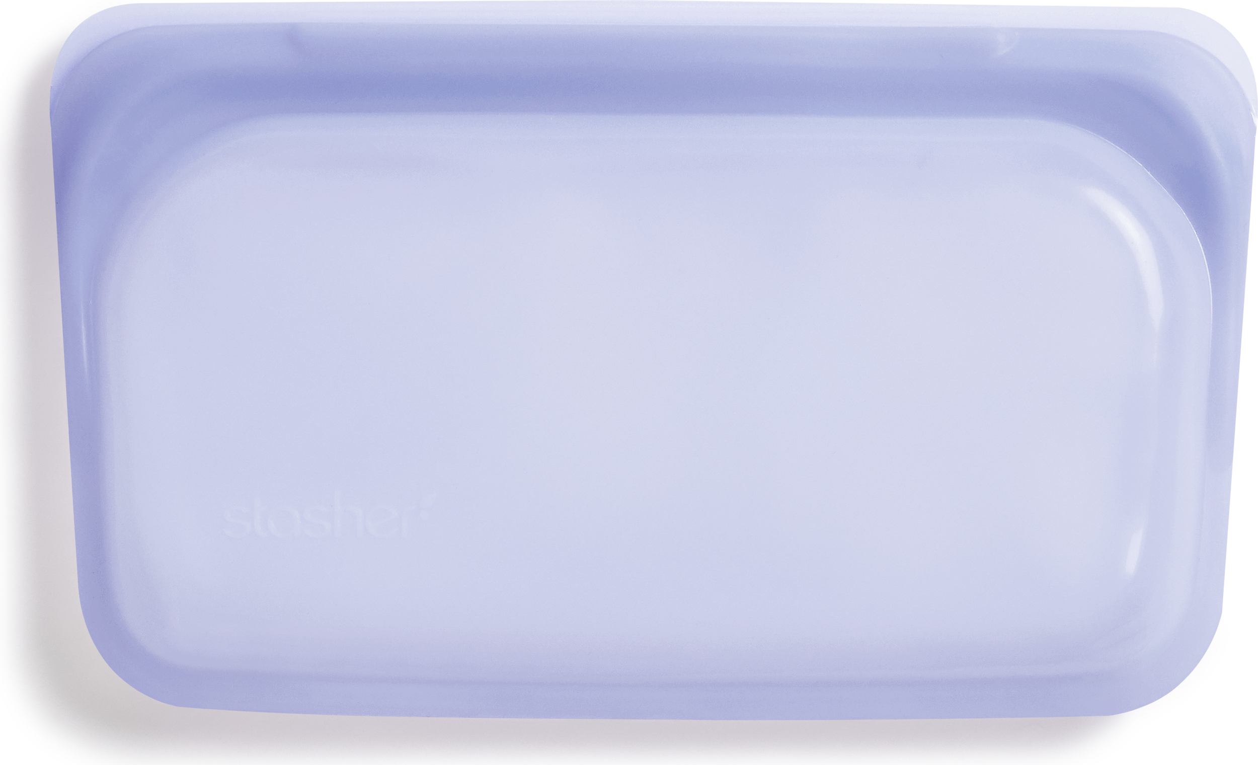 Torebka silikonowa na przekąski Stasher Rainbow lawendowa