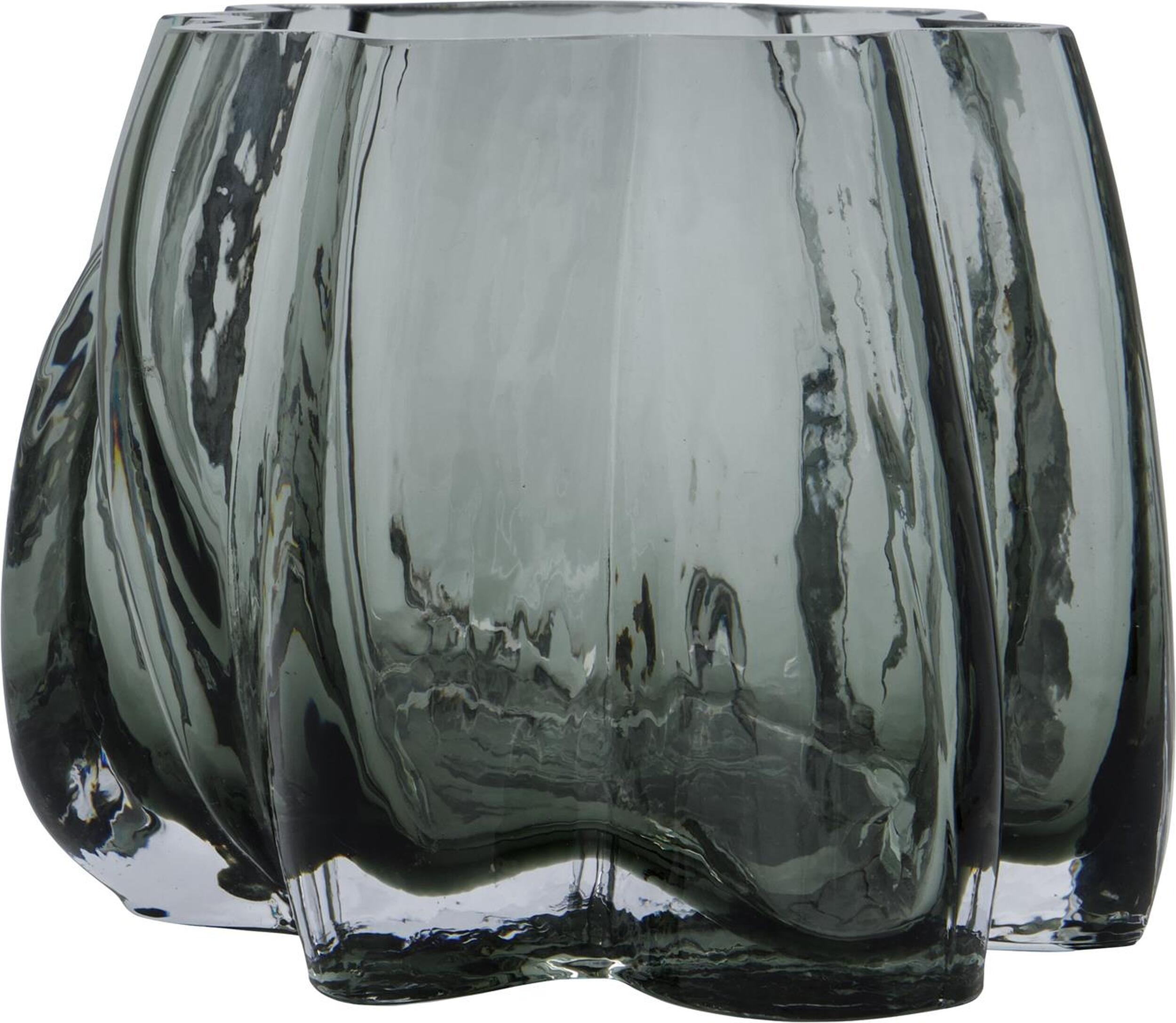 Świecznik na tealighty Curva 12,5 cm przydymiony