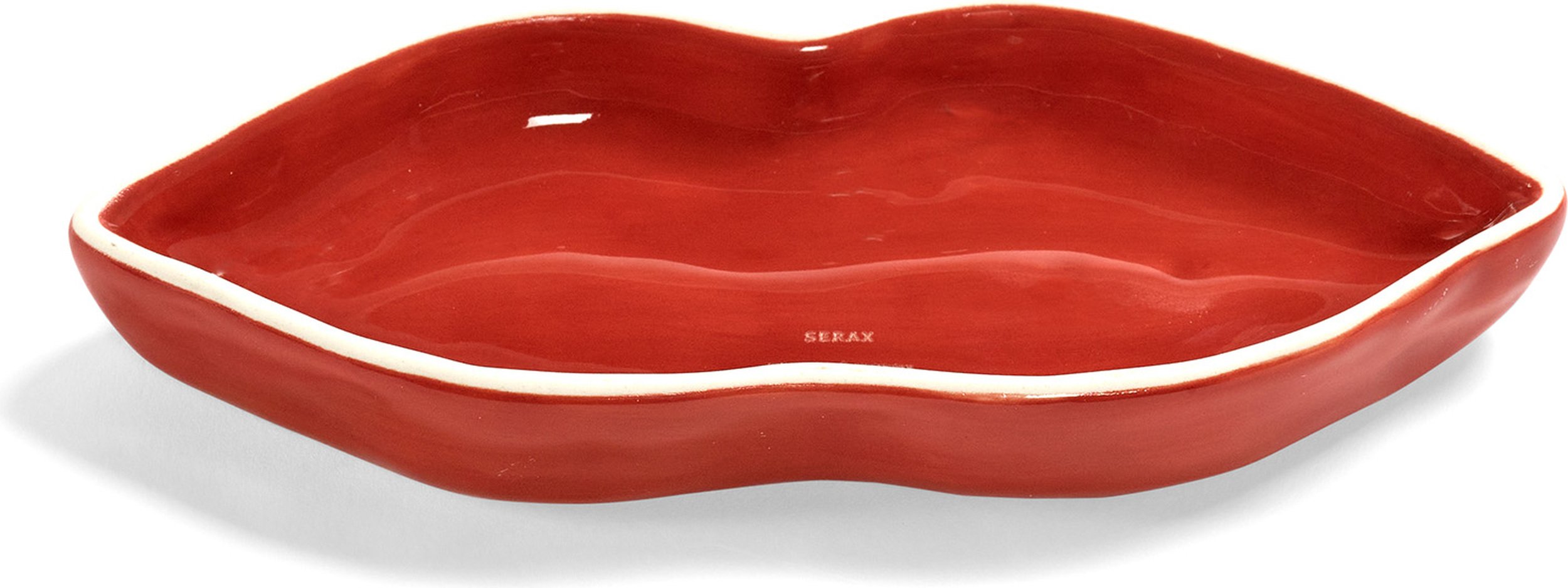 Talerz do serwowania Les Objets Mouleversants 16 cm czerwony