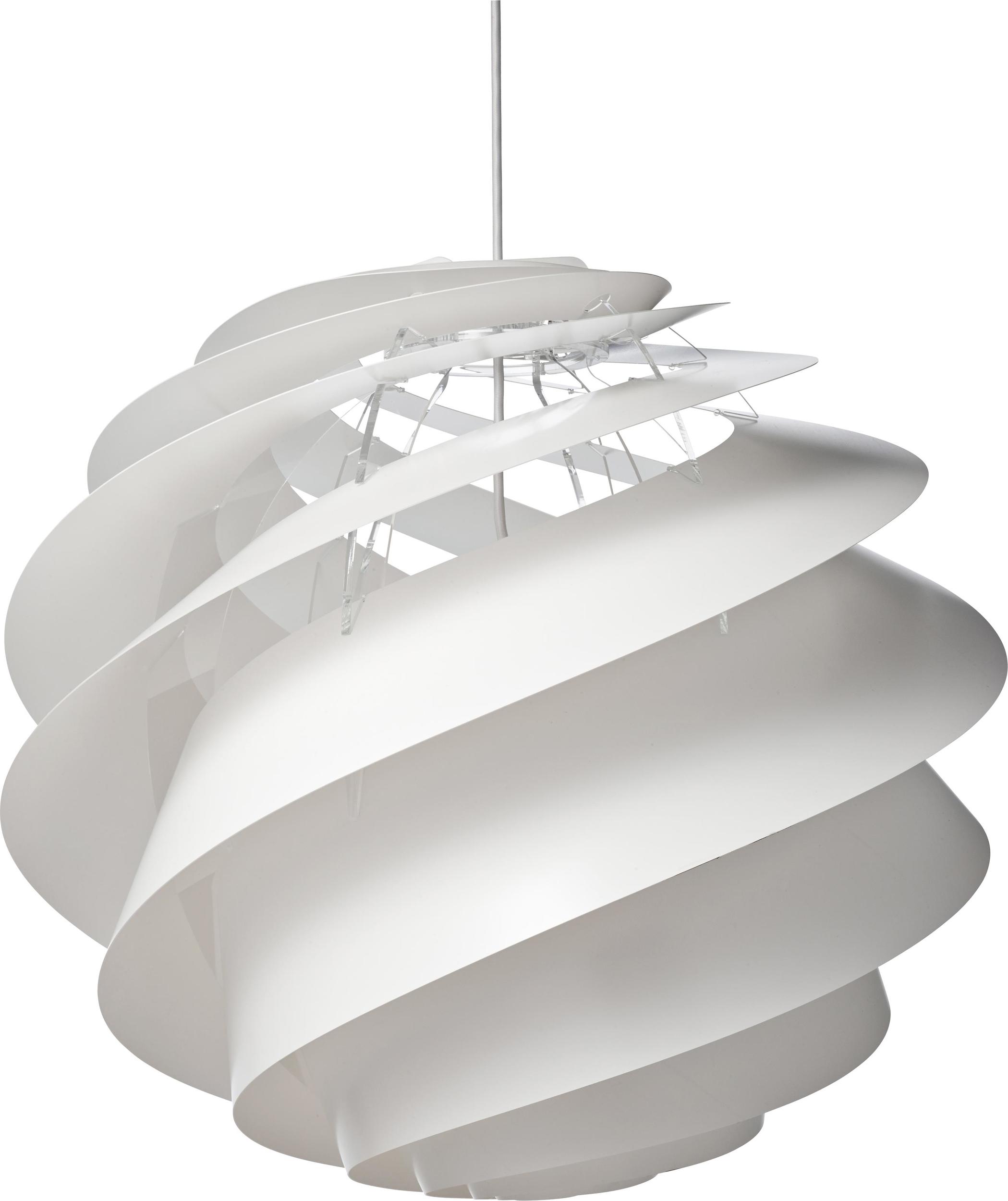 Lampa wisząca Swirl III 65 cm biała