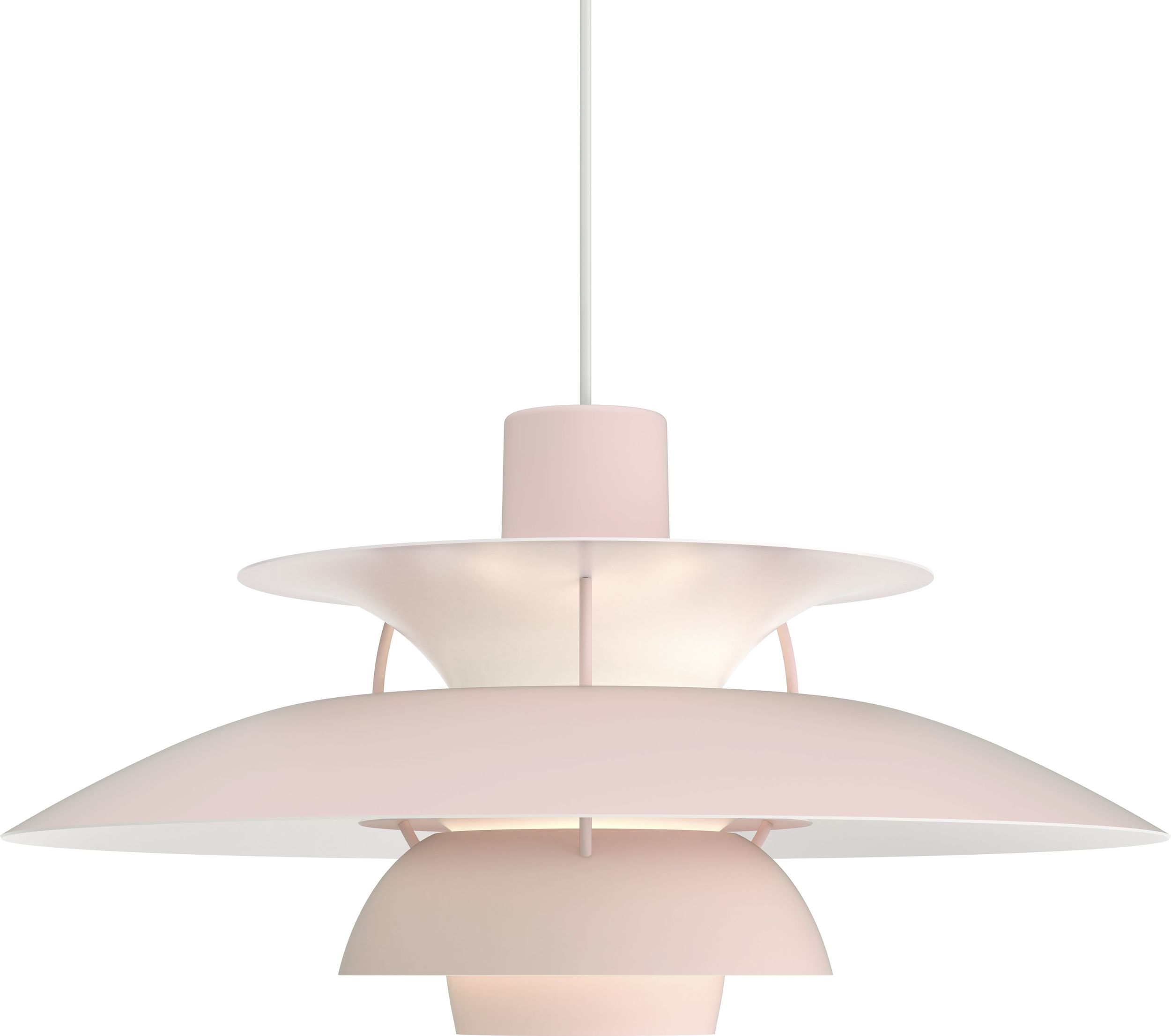 Lampa wisząca PH 50 cm jasnoróżowa