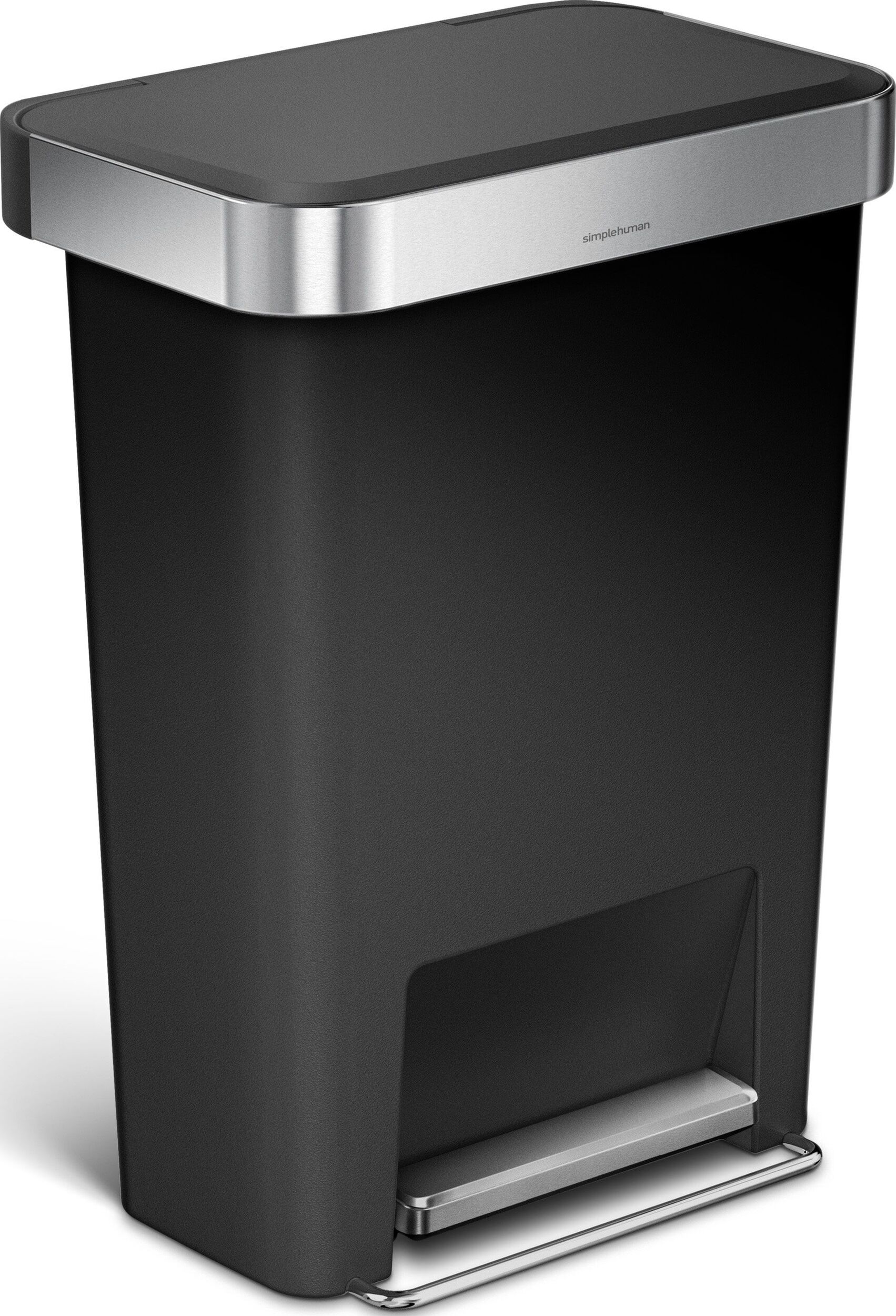 Kosz na śmieci pedałowy Liner Pocket 45 l czarny