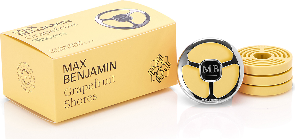 Odświeżacz do samochodu Max Benjamin Grapefruit Shores z wkładami 5 el.