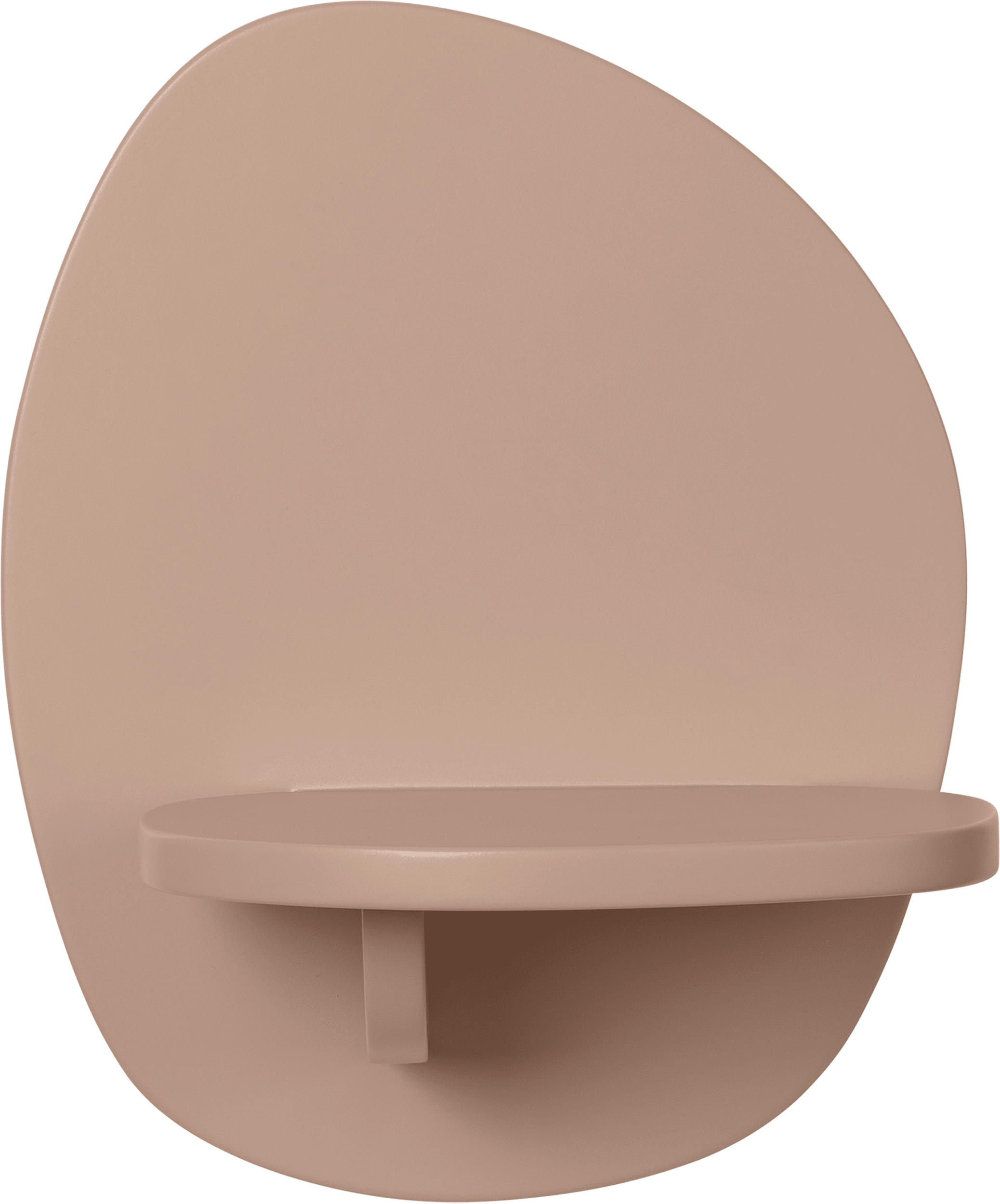 Półka ścienna Pilu 25 cm różowa