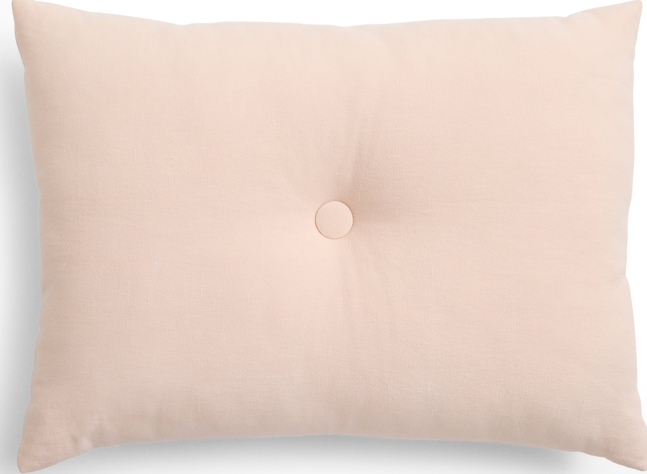 Poduszka dekoracyjna Dot Linen 45 x 60 cm jasnoróżowa