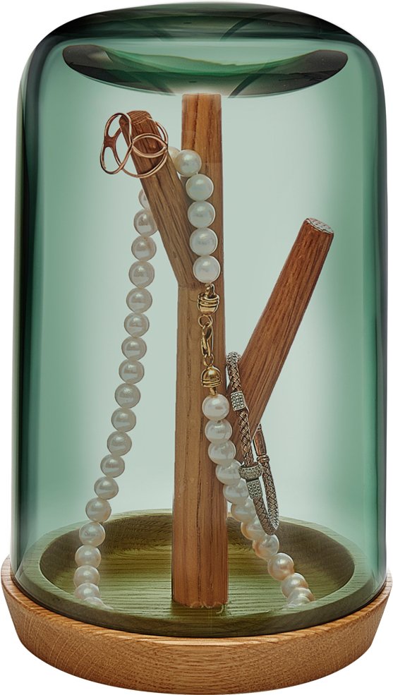 Stojak na biżuterię Blossom zielony