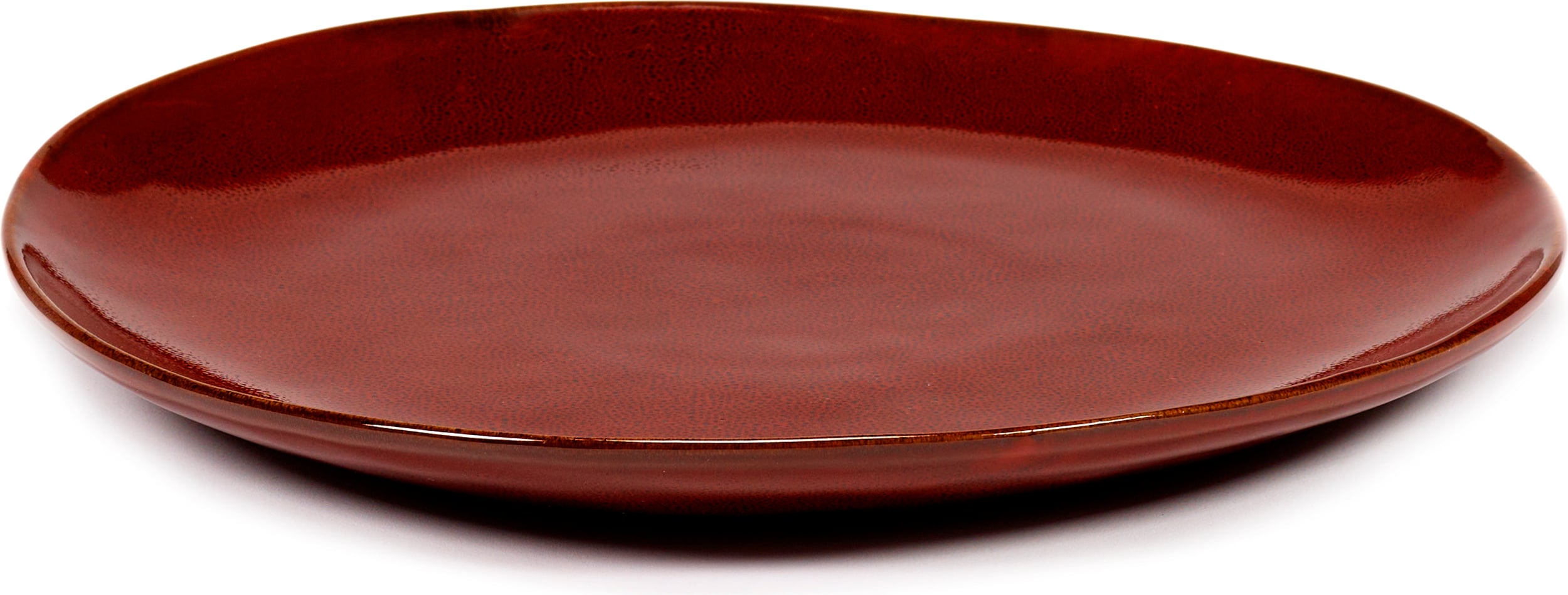 Talerz obiadowy La Mère 25 cm czerwony